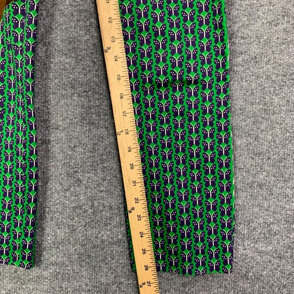 Anthropologie The Essential Slim Trousers‎ Green Butterfly Ankle Women’s Size 4 - Picture 5 of 11